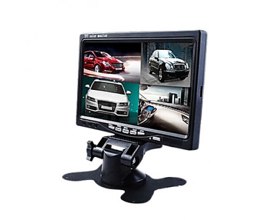 7 Inch Car Frontal/Rearview Monitor with 4 Cameras  