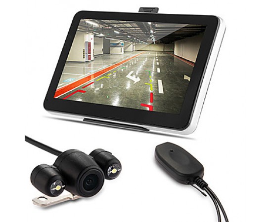 Car 7" GPS Navigation Bluetooth AV-IN 128MB 4GB + Map + Wireless Reverse Camera  