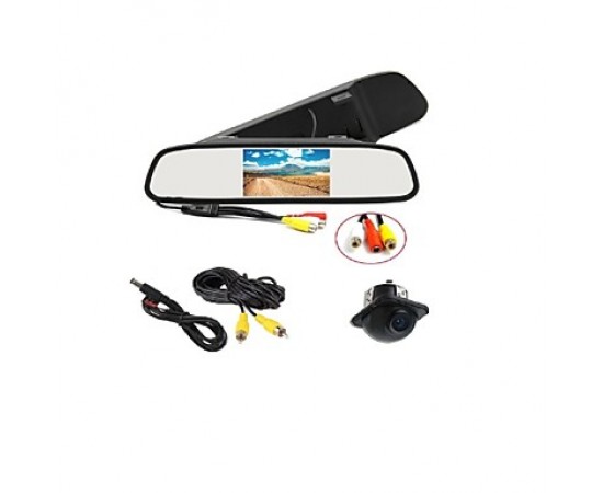 170Â°HD Parking Camera + Car Rearview Mirror LCD Display Monitor  