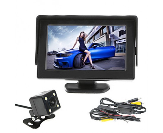 RenEPaiÂ® 4.3 Inch Monitor + Wireless 170Â°HD Car Rear View Camera +  High-Definition Wide Angle Waterproof CMOS Camera  