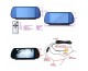 7" HD LCD Rearview Mirror Monitor + Car Rear View System Backup Reverse Camera Kit Night Vision  