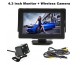 RenEPaiÂ® 4.3 Inch Monitor + Wireless 170Â°HD Car Rear View Camera +  High-Definition Wide Angle Waterproof CMOS Camera  