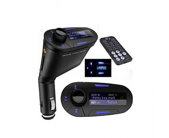 FM Transmitter With With Wireless Controller/MP3 Play SD/MMC Card  