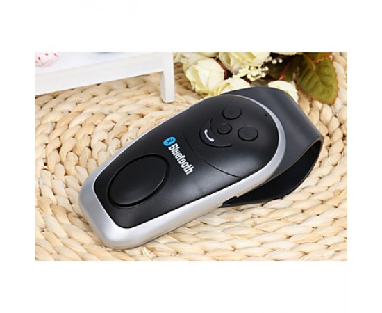 Sun Visor Speakerphone Car kit Black Connect up to two Phones, Suitable for Smart Mobile Phone with bluetooth Connection  