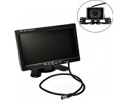 Utility 7" Color TFT LCD Screen Car Rear View Backup Parking Mirror Monitor + Night Vision Camera Car Security Tool Kit  