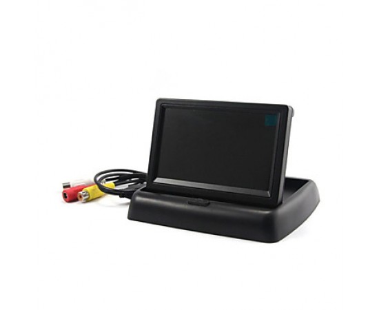 DearRoad 4.3" Foldable TFT Color LCD Car Reverse Rearview Security Monitor for Camera DVD VCR  