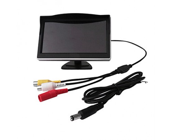 5 Inch 800X480 TFT-LCD Car Rearview Monitor With Stand Reverse Backup Camera High Quality  