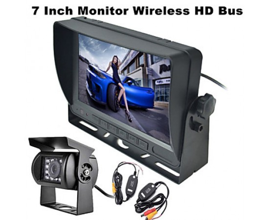 RenEPaiÂ® 7 Inch Monitor Wireless 170Â°HD Bus Car Rear View Camera + Bus High-Definition Wide Angle Waterproof CMD Camera  