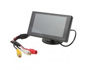 4.3 Inch TFT-LCD Car Rearview Monitor 2 AV Channel  