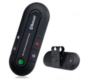 Bluetooth Handsfree Car Kit Clipped On Car Sun Visor, Bluetooth 4.0 Can Support Two Phones Simultaneously  