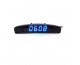 Original Car Interior Trim Appearance 3-In-1 Car Clock Theromometer and Voltage Monitor (12-24V)  