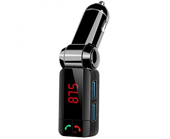 Bluetooth Handsfree Car Kit Bluetooth 3.0, FM Transmitter, Dual USB Car Charger, MP3 Player  