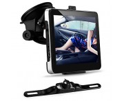 Car 7" GPS Navigation Bluetooth 4GB Map + 7 LED IR Night Vision Rearview Camera  