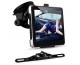 Car 7" GPS Navigation Bluetooth 4GB Map + 7 LED IR Night Vision Rearview Camera  