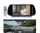 7" HD LCD Rearview Mirror Monitor + Car Rear View System Backup Reverse Camera Kit Night Vision  