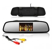 4.3" Car Rearview Mirror LCD Display Monitor+170Â° Wide Angle Reverse Parking Camera  