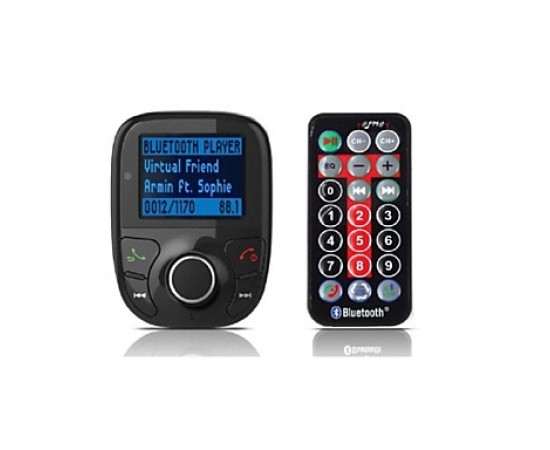 Car MP3 Audio Player Bluetooth FM Transmitter With Remote Control Wireless FM Modulator Car Kit HandsFree USB Charger  